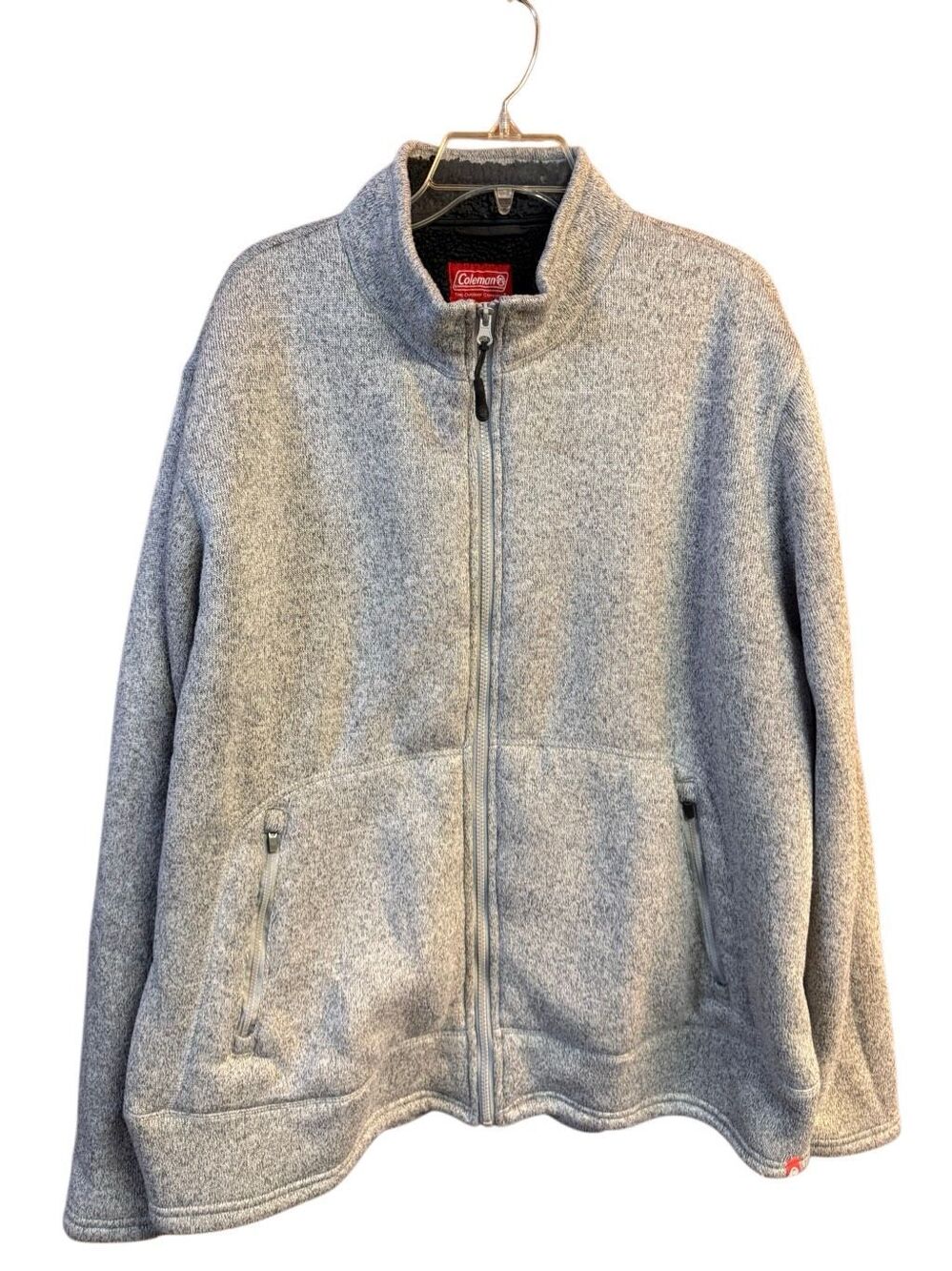 Coleman Men’s Sherpa lined Jacket Sz XXL Heather Gray
